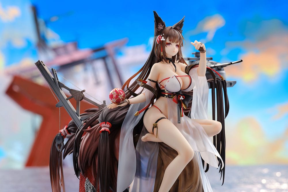 Azur Lane PVC Statue 1/7 Amagi Wending Waters Serene Lotus Ver. 25 cm Image 5