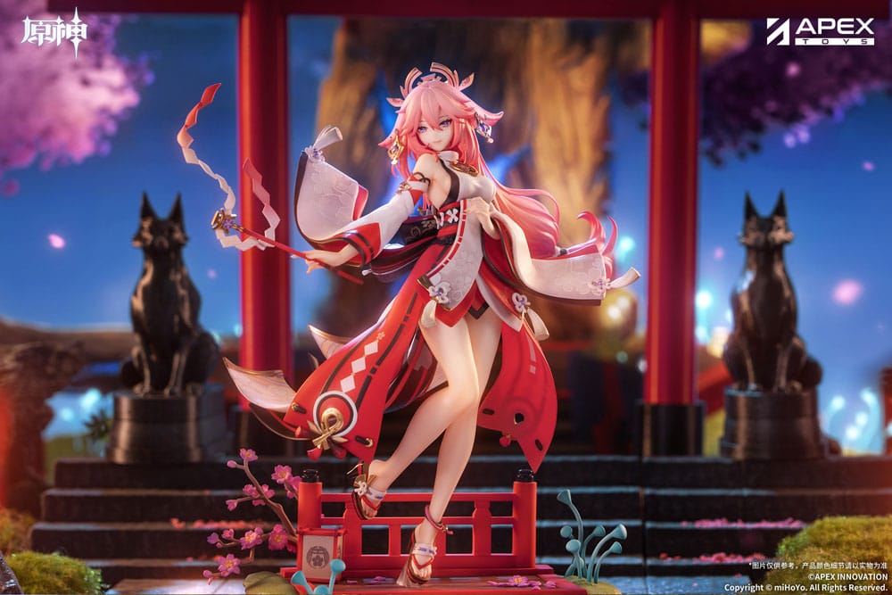 Genshin Impact PVC Statue 1/7 Yae Miko Astute Amusement Ver. 28 cm Image 17