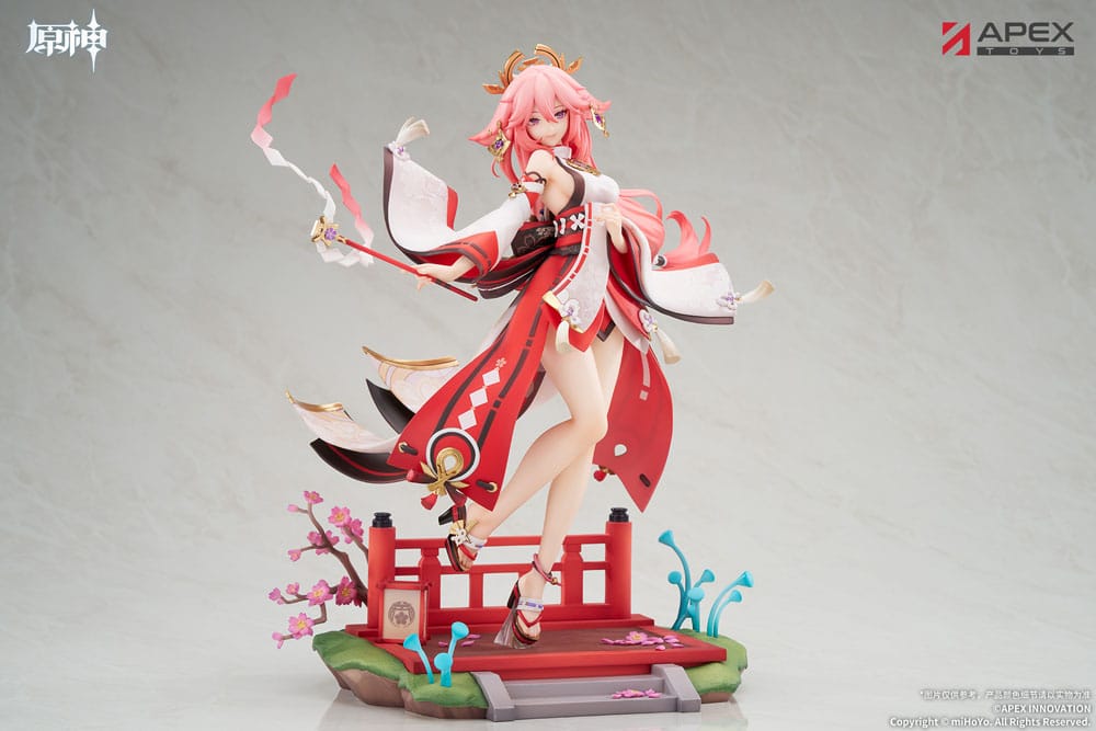 Genshin Impact PVC Statue 1/7 Yae Miko Astute Amusement Ver. 28 cm Image 26