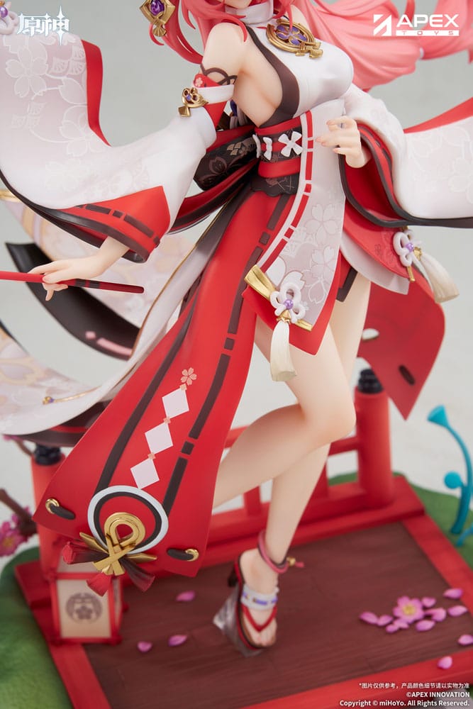 Genshin Impact PVC Statue 1/7 Yae Miko Astute Amusement Ver. 28 cm Image 30