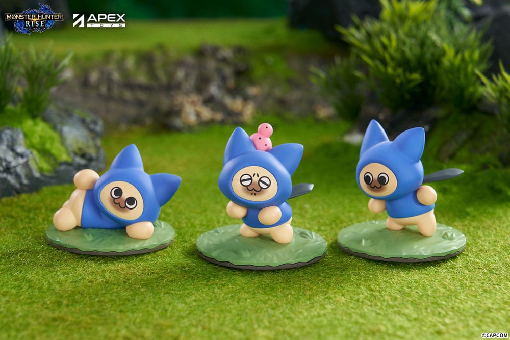 Monster Hunter Rise Sammelfiguren 6er-Pack Felyne Cat Image 13