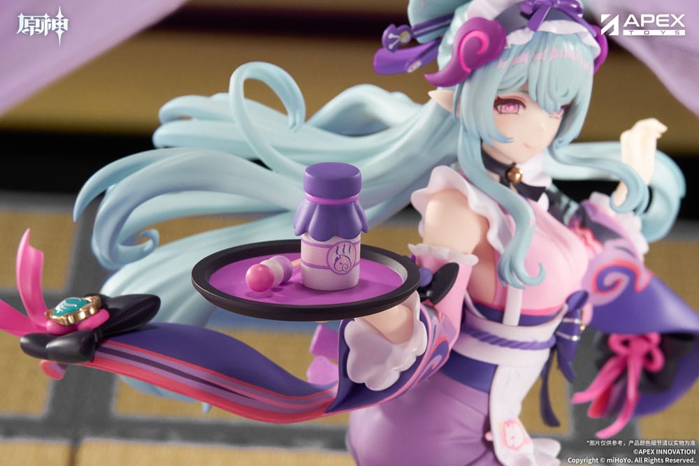 Genshin Impact LIMPIE Series PVC Statue 1/8 Yumemizuki Mizuki Embrace of Enchanting Dreams Ver. 23 cm Image 7