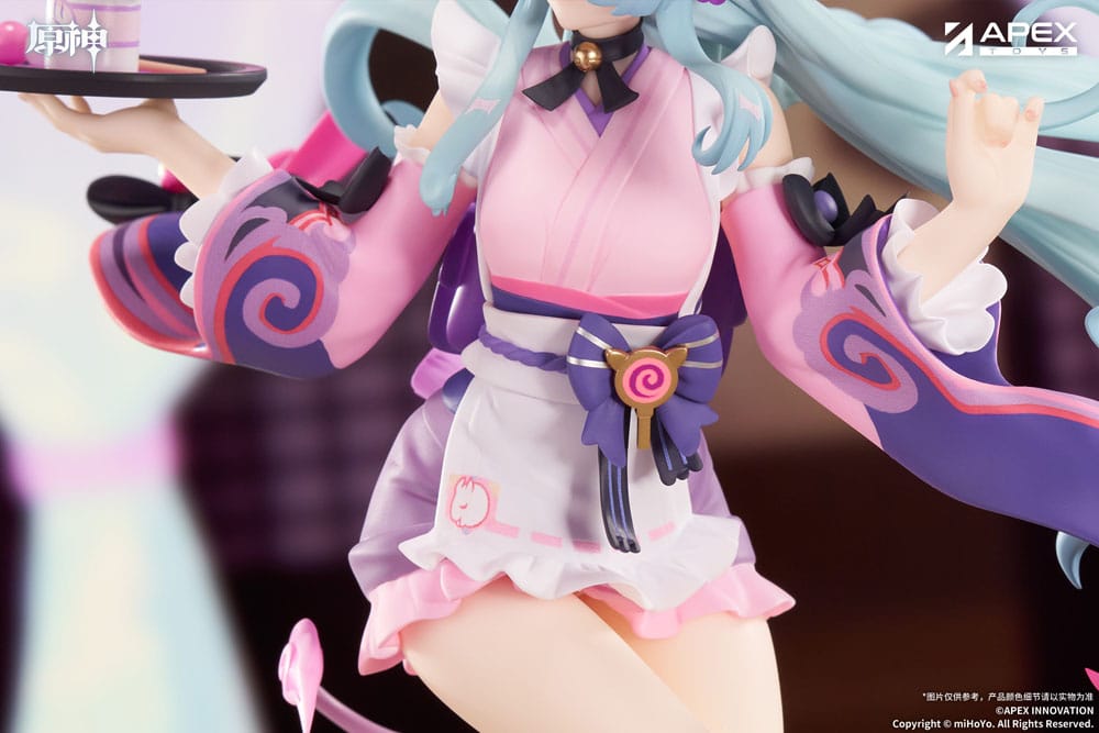 Genshin Impact LIMPIE Series PVC Statue 1/8 Yumemizuki Mizuki Embrace of Enchanting Dreams Ver. 23 cm Image 9