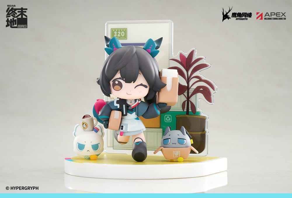 Arknights Cuties Series PVC Figur Endfield Chen Qianyu 12 cm Image 3