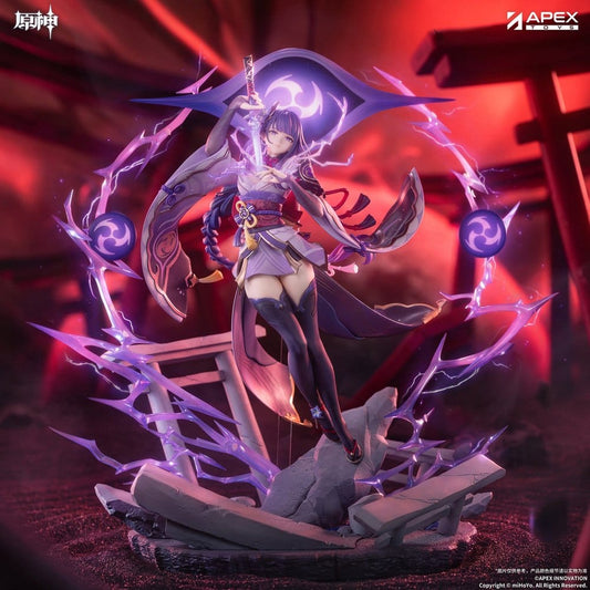 Genshin Impact PVC Figur 1/7 Raiden Shogun Plane of Euthymia Ver. 36 cm Image 2