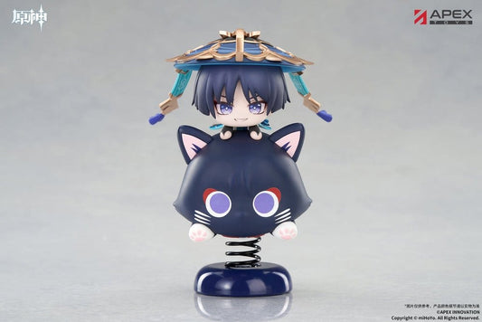 Genshin Impact Chibi Chara Yurayura Stand PVC Figur Wanderer 11 cm Image 1