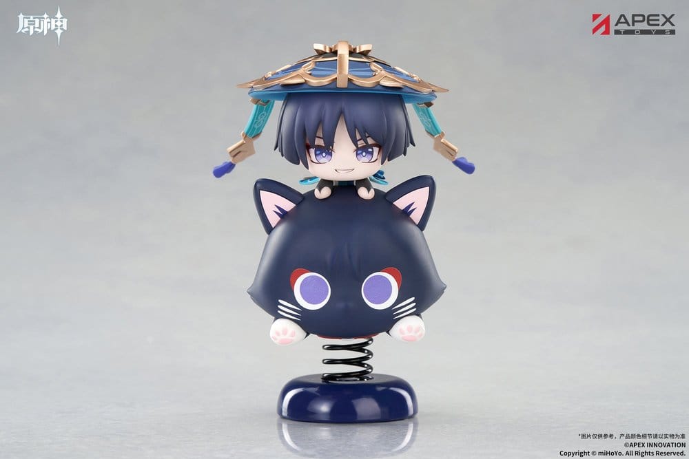 Genshin Impact Chibi Chara Yurayura Stand PVC Figur Wanderer 11 cm Image 1