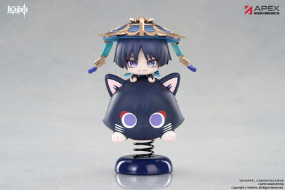 Genshin Impact Chibi Chara Yurayura Stand PVC Figur Wanderer 11 cm Image 1