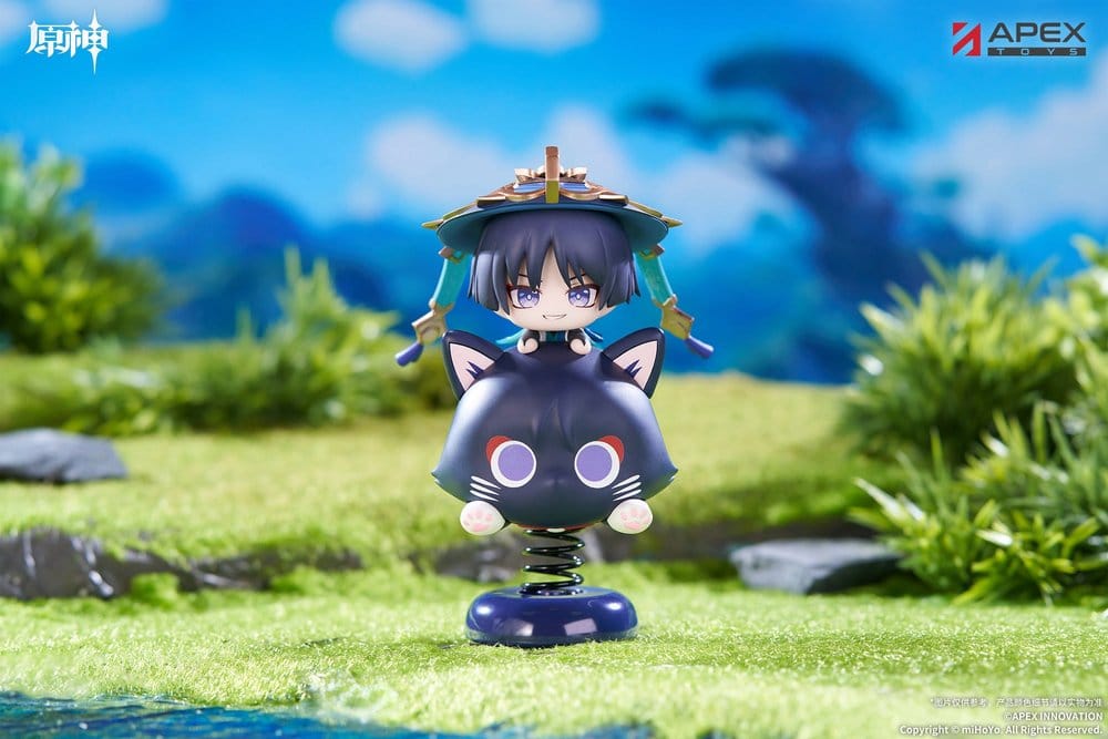 Genshin Impact Chibi Chara Yurayura Stand PVC Figur Wanderer 11 cm Image 2