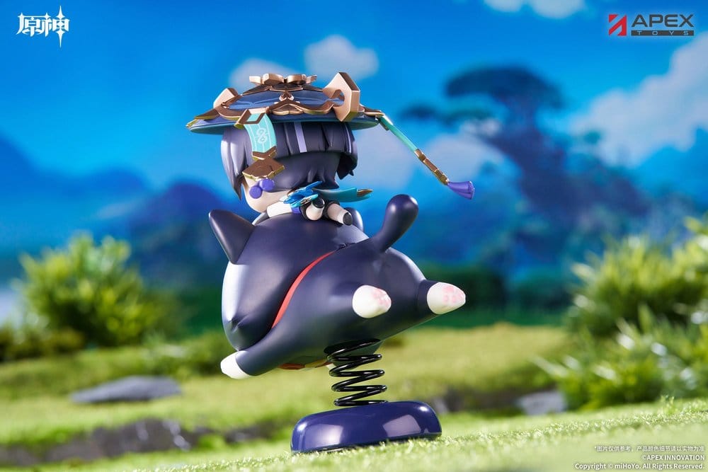 Genshin Impact Chibi Chara Yurayura Stand PVC Figur Wanderer 11 cm Image 4