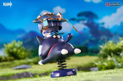 Genshin Impact Chibi Chara Yurayura Stand PVC Figur Wanderer 11 cm Image 4