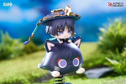 Genshin Impact Chibi Chara Yurayura Stand PVC Figur Wanderer 11 cm Image 6