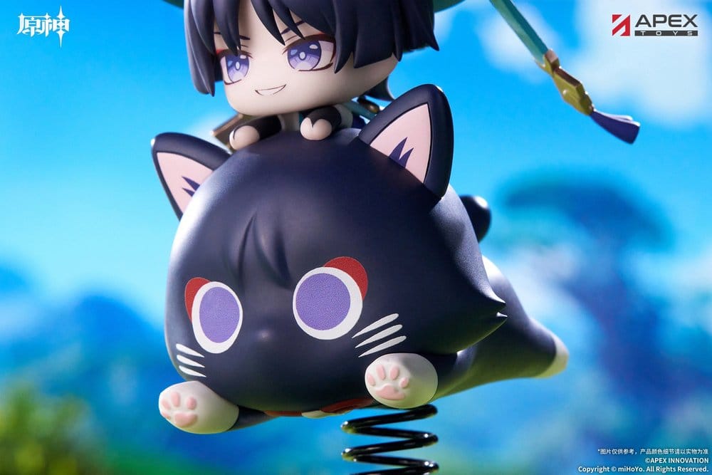 Genshin Impact Chibi Chara Yurayura Stand PVC Figur Wanderer 11 cm Image 7