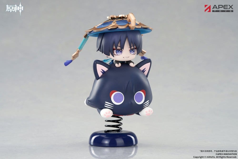 Genshin Impact Chibi Chara Yurayura Stand PVC Figur Wanderer 11 cm Image 9
