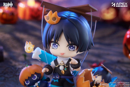 Genshin Impact You Ye Qi Xiang Series Chibi Chara PVC Statue Wanderer 10 cm Image 5