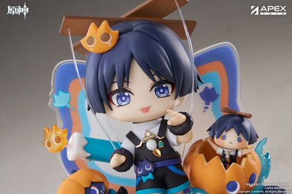 Genshin Impact You Ye Qi Xiang Series Chibi Chara PVC Statue Wanderer 10 cm Image 7