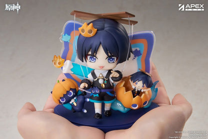 Genshin Impact You Ye Qi Xiang Series Chibi Chara PVC Statue Wanderer 10 cm Image 8