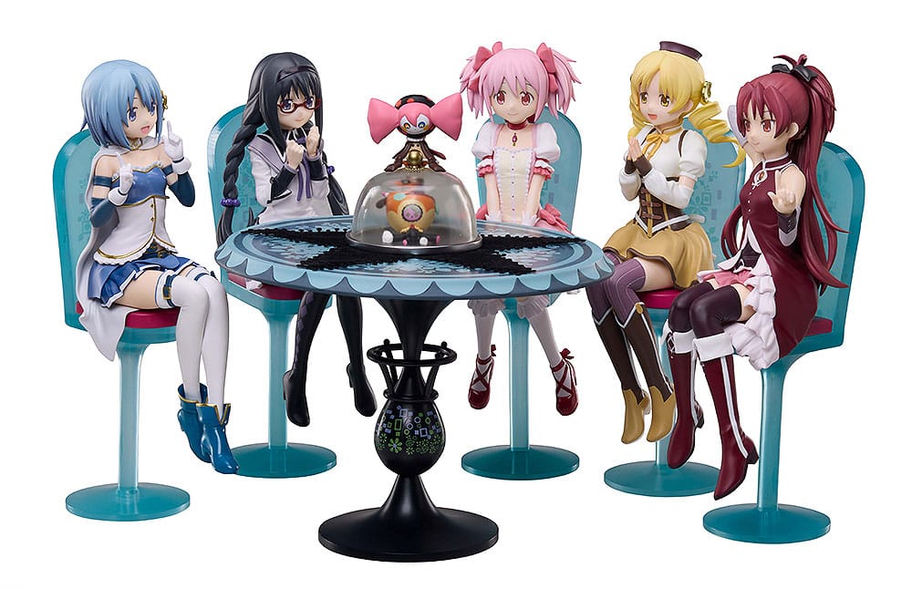 Puella Magi Madoka Magica The Movie: Rebellion PVC Statue Tea Party Cake Song Ver. Set 18 cm Image 1