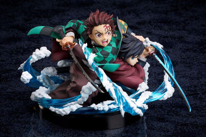 Demon Slayer: Kimetsu no Yaiba PVC Statue Tanjiro & Giyuu 13 cm Image 3