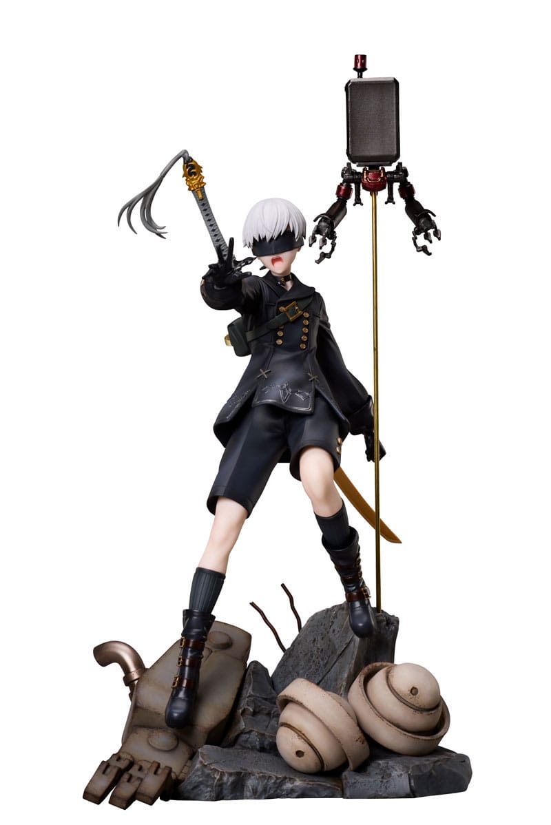 NieR:Automata 1/7 Statue PVC 9S Deluxe Version 23 cm Image 1