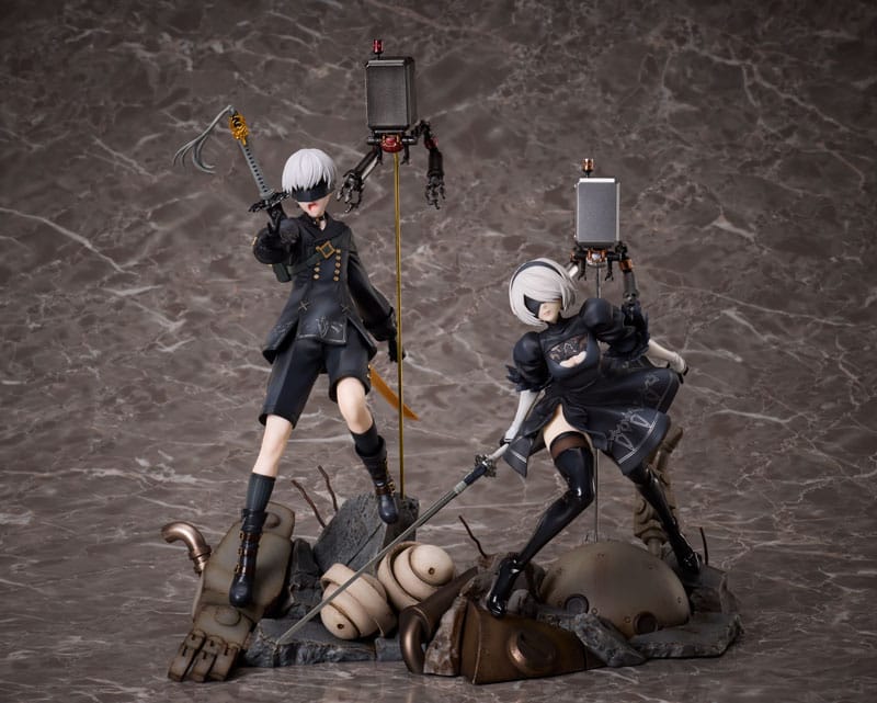 NieR:Automata 1/7 Statue PVC 9S Deluxe Version 23 cm Image 7