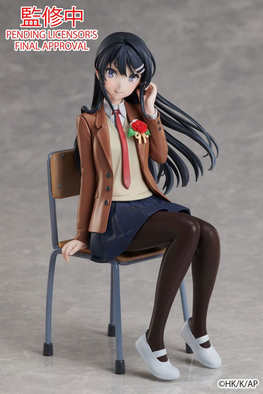 Rascal Does Not Dream of a Knapsack Kid Statue Mai Sakurajima Graduation Ver. 15 cm Image 1