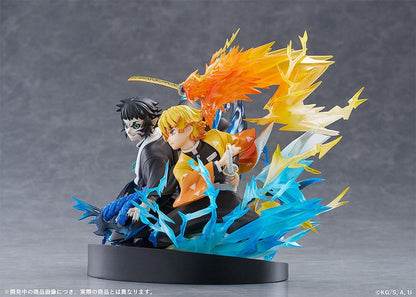 Demon Slayer: Kimetsu no Yaiba PVC Statue Zenitsu Agatsuma & Kaigaku 15 cm Image 3