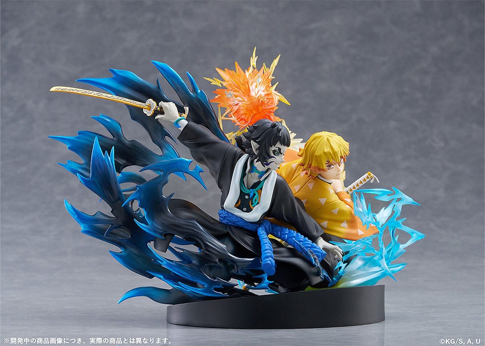 Demon Slayer: Kimetsu no Yaiba PVC Statue Zenitsu Agatsuma & Kaigaku 15 cm Image 5