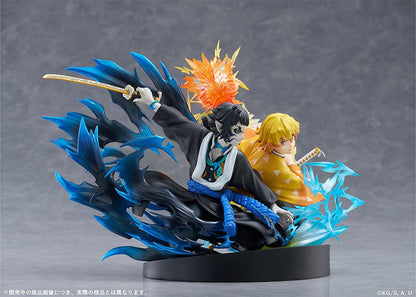 Demon Slayer: Kimetsu no Yaiba PVC Statue Zenitsu Agatsuma & Kaigaku 15 cm Image 5