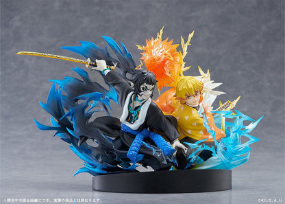 Demon Slayer: Kimetsu no Yaiba PVC Statue Zenitsu Agatsuma & Kaigaku 15 cm Image 6