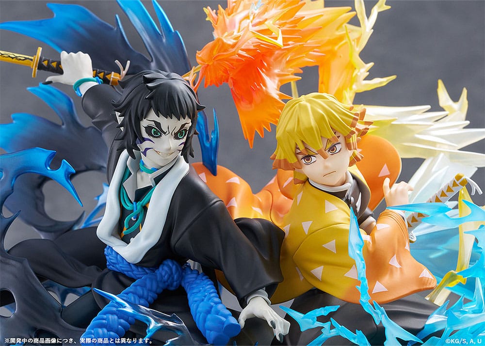 Demon Slayer: Kimetsu no Yaiba PVC Statue Zenitsu Agatsuma & Kaigaku 15 cm Image 8