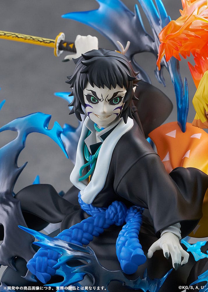 Demon Slayer: Kimetsu no Yaiba PVC Statue Zenitsu Agatsuma & Kaigaku 15 cm Image 9