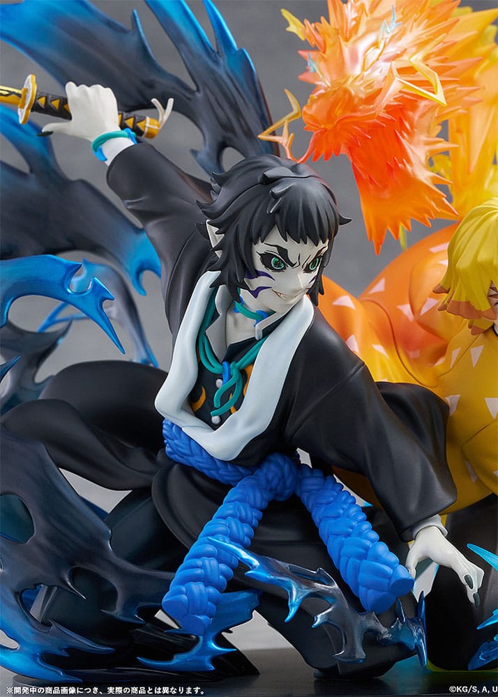 Demon Slayer: Kimetsu no Yaiba PVC Statue Zenitsu Agatsuma & Kaigaku 15 cm Image 10