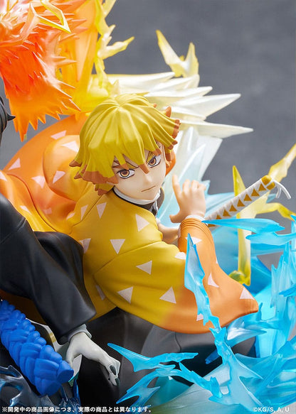 Demon Slayer: Kimetsu no Yaiba PVC Statue Zenitsu Agatsuma & Kaigaku 15 cm Image 12