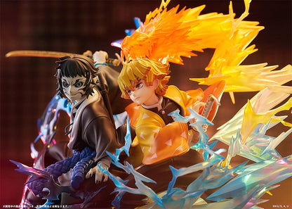 Demon Slayer: Kimetsu no Yaiba PVC Statue Zenitsu Agatsuma & Kaigaku 15 cm Image 18