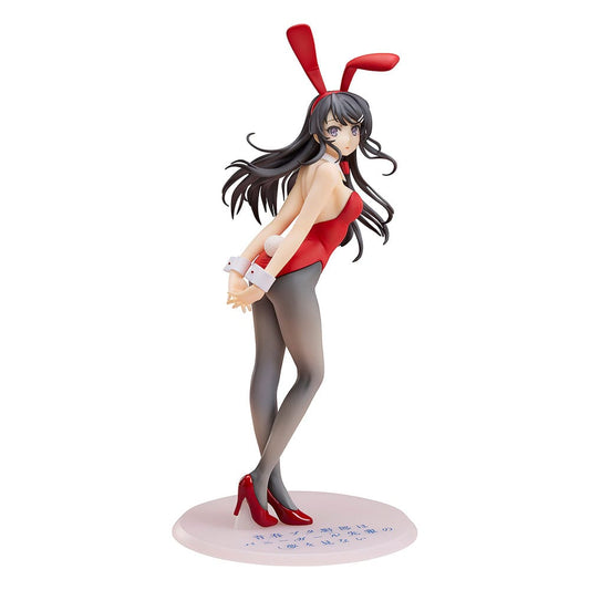 Rascal Does Not Dream of Bunny Girl Senpai Statue 1/7 Mai Sakurajima Red Bunny Girl Ver. 27 cm Image 1