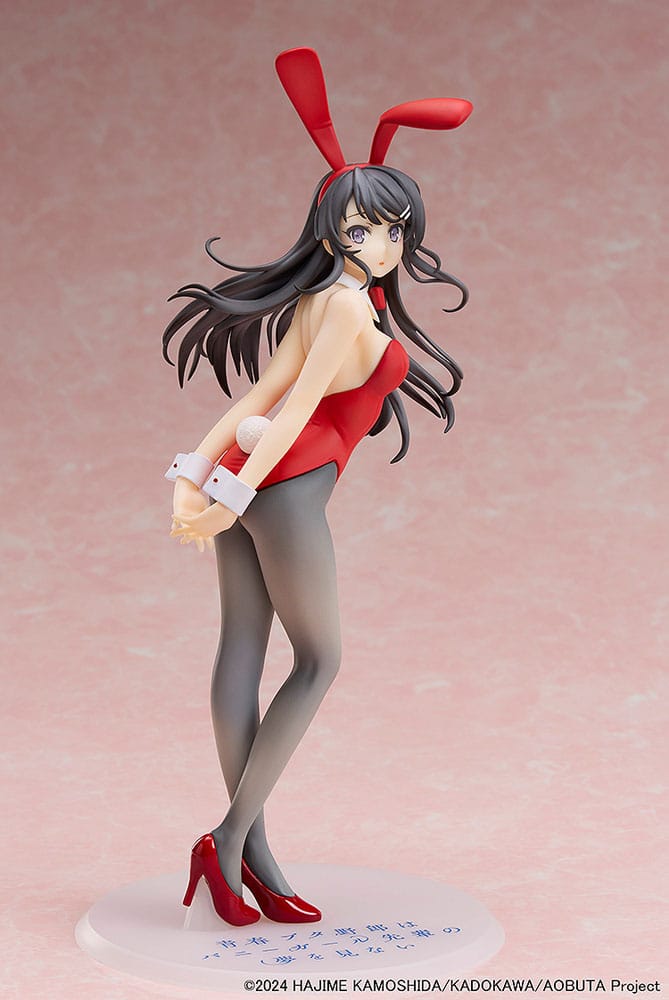 Rascal Does Not Dream of Bunny Girl Senpai Statue 1/7 Mai Sakurajima Red Bunny Girl Ver. 27 cm Image 2