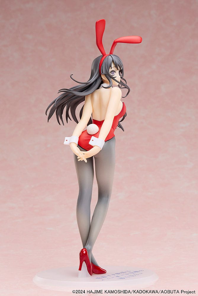 Rascal Does Not Dream of Bunny Girl Senpai Statue 1/7 Mai Sakurajima Red Bunny Girl Ver. 27 cm Image 3