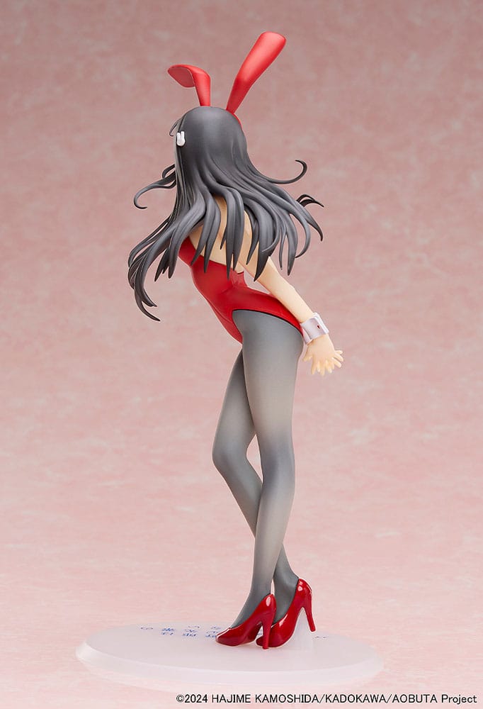 Rascal Does Not Dream of Bunny Girl Senpai Statue 1/7 Mai Sakurajima Red Bunny Girl Ver. 27 cm Image 5