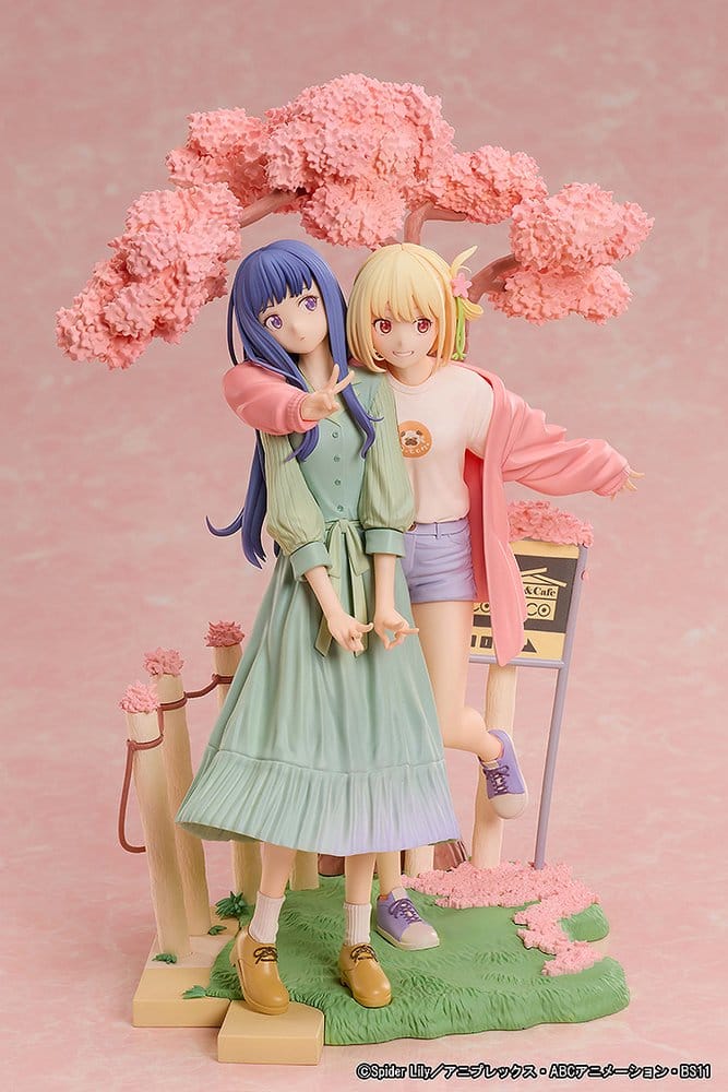 Lycoris Recoil PVC Figuren 2er-Pack Chisato Nishikigi & Takina Inoue Spring Ver. 25 cm Image 3