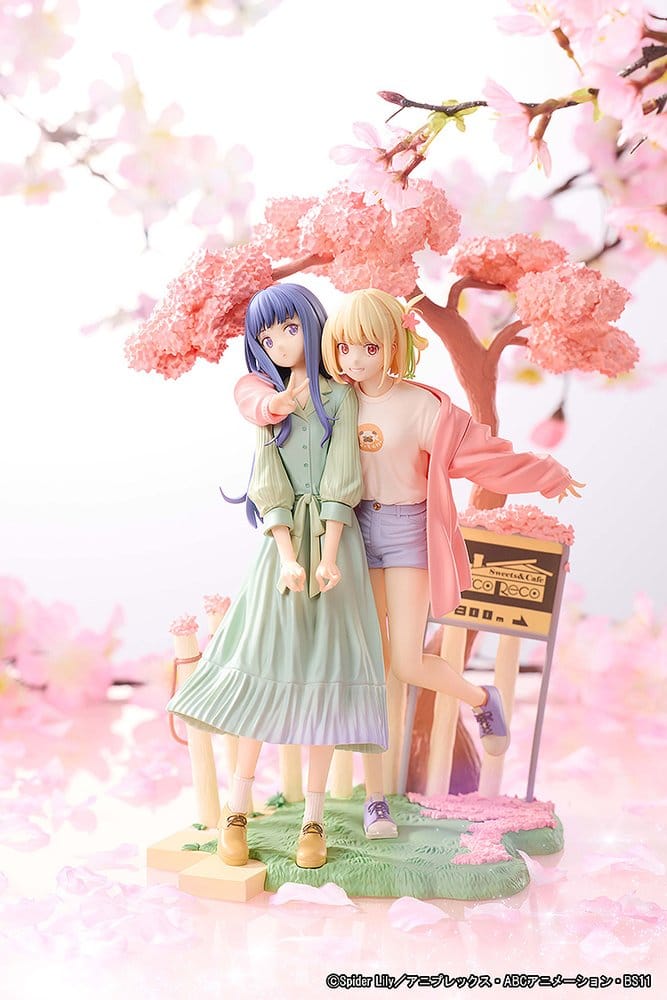 Lycoris Recoil PVC Figuren 2er-Pack Chisato Nishikigi & Takina Inoue Spring Ver. 25 cm Image 9