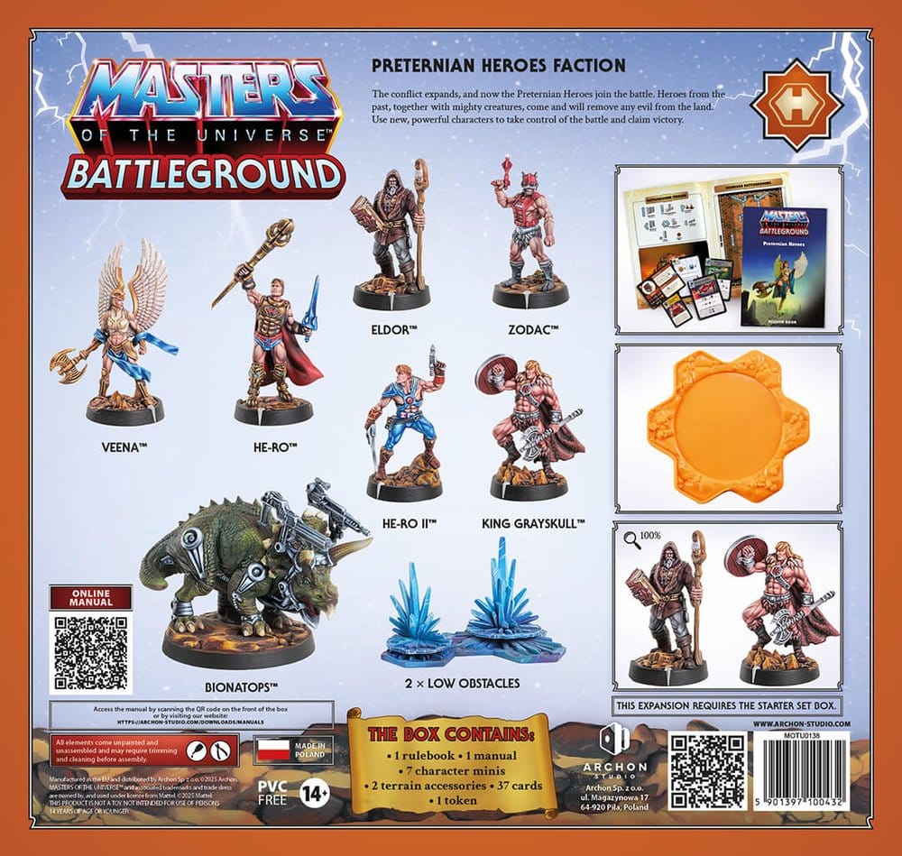 Masters of the Universe: Battleground Miniaturenspiel Wave 10: Preternian Heroes Faction *Englische Version* Image 6