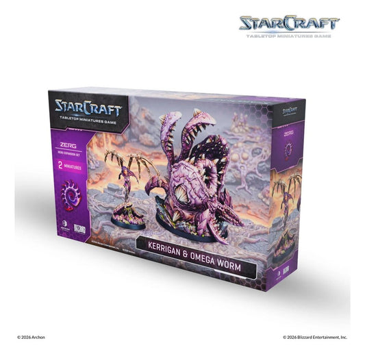 StarCraft TMG Helden Erweiterungs-Set Zerg: Kerrigan & Omega Worm Image 1