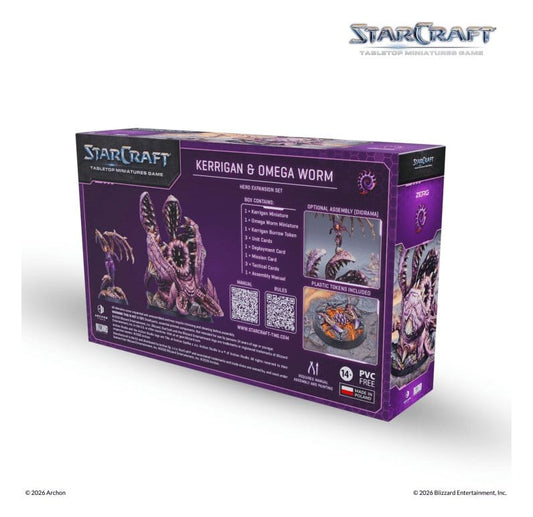 StarCraft TMG Helden Erweiterungs-Set Zerg: Kerrigan & Omega Worm Image 2