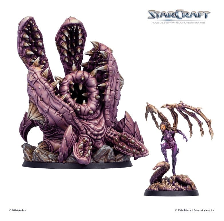StarCraft TMG Helden Erweiterungs-Set Zerg: Kerrigan & Omega Worm Image 3
