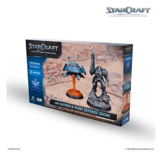 StarCraft TMG Helden Erweiterungs-Set Terran: Jim Raynor & Point Defense Drone Image 1