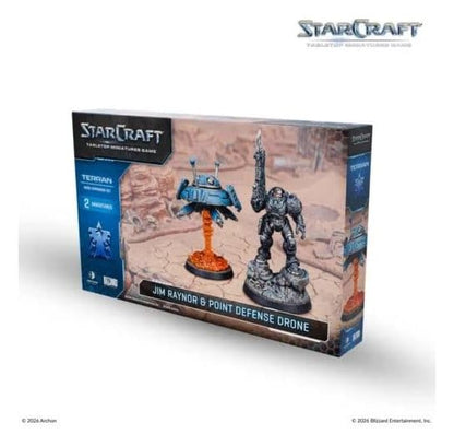 StarCraft TMG Helden Erweiterungs-Set Terran: Jim Raynor & Point Defense Drone Image 1