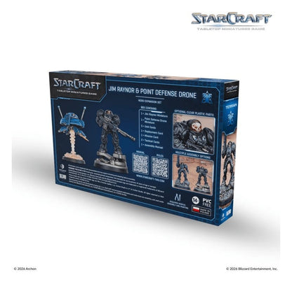StarCraft TMG Helden Erweiterungs-Set Terran: Jim Raynor & Point Defense Drone Image 2