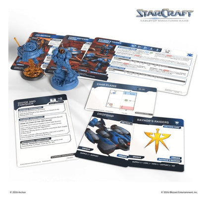 StarCraft TMG Helden Erweiterungs-Set Terran: Jim Raynor & Point Defense Drone Image 5