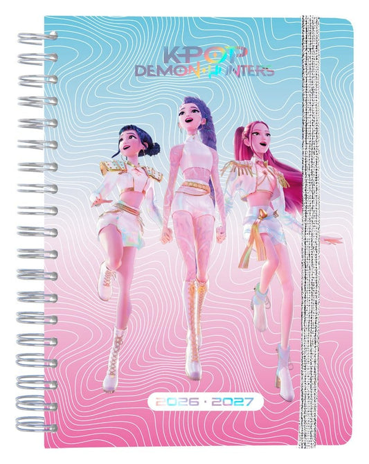KPop Demon Hunters Terminkalender Wochenplaner 2026/2027 A5 Image 1